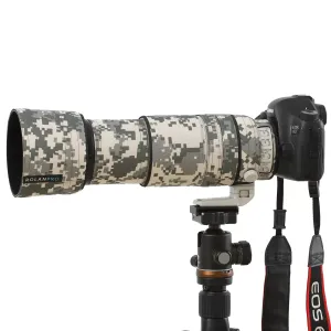 Canon EF 100-400mm F/4.5-5.6 L IS II USM Lans Cover (Grey digital camouflage)