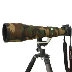 Canon EF 600mm F/4 L IS II USM Lens Cover ( Military Green Camouflage # 6)