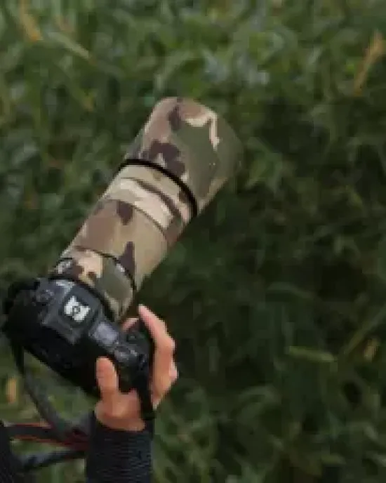 Canon RF100-400mm F5.6-8 IS USM Lens Cover (Grey digital camouflage) Canon RF100-400mm F5.6-8 IS USM Lens Cover (Grey digital camouflage)