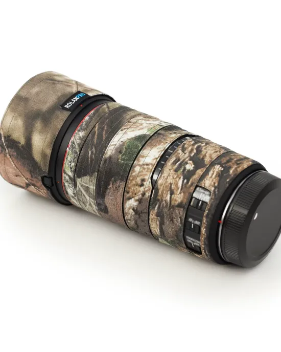 Canon RF100mm F2.8 L MACRO IS USM Lens Cover (Brown jungle camouflage) Canon RF100mm F2.8 L MACRO IS USM Lens Cover (Brown jungle camouflage)