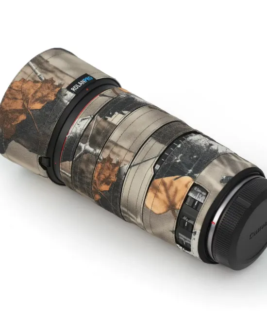 Canon RF100mm F2.8 L MACRO IS USM Lens Cover (Brown jungle camouflage) Canon RF100mm F2.8 L MACRO IS USM Lens Cover (Brown jungle camouflage)