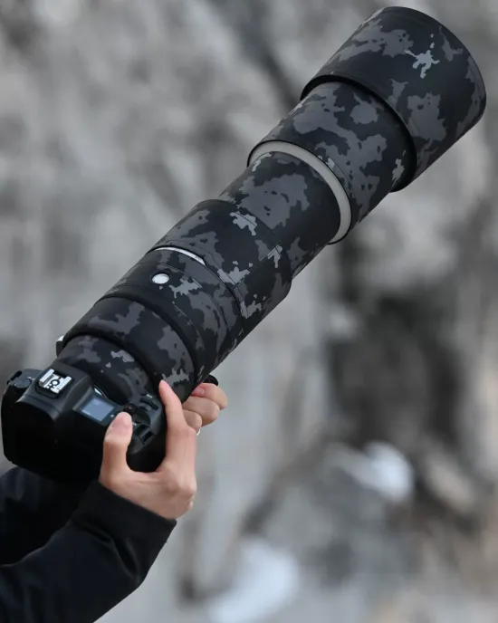 Canon RF 200-800mm F6.3-9 IS USM Lens Cover (Withered grass Camouflage # 39) Canon RF 200-800mm F6.3-9 IS USM Lens Cover (Withered grass Camouflage # 39)