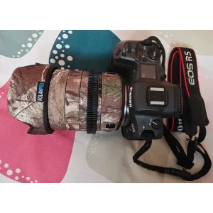 Canon RF 24-105mm f4L IS USM Lens Cover (Grey digital camouflage)