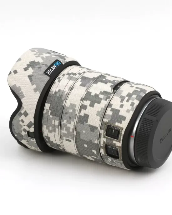 Canon RF 24-105mm f4L IS USM Lens Cover (Grey digital camouflage) Canon RF 24-105mm f4L IS USM Lens Cover (Grey digital camouflage)