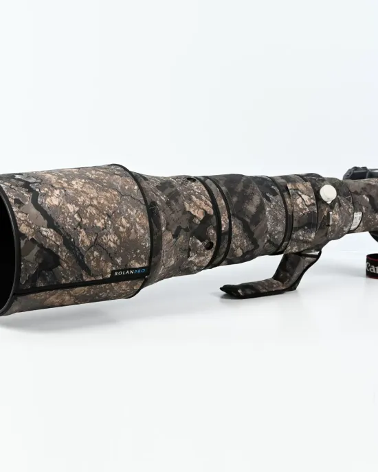Canon RF 600mm F4 L IS USM Lens Cover (Dark camouflage#8) Canon RF 600mm F4 L IS USM Lens Cover (Dark camouflage#8)