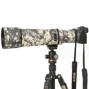 Canon RF800mm F11 IS STM Lens Cover (Grey digital camouflage)