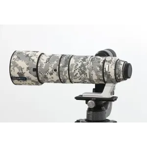 FUJINON XF150-600mm F5.6-8R LM OIS WR Lens Cover (Grey digital camouflage)