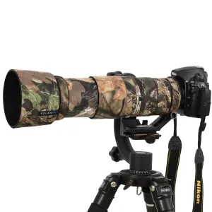 Nikon AF-S 200-500mm F/5.6E ED VR Lens Cover (Brown jungle camouflage)