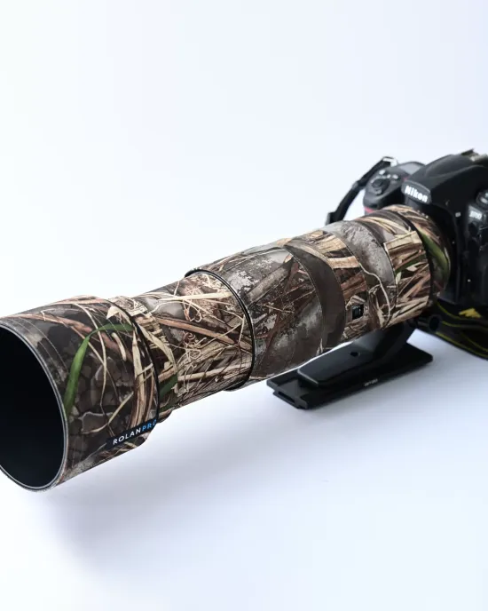 Nikon AF-S 200-500mm F/5.6E ED VR Lens Cover (Withered grass camouflage) Nikon AF-S 200-500mm F/5.6E ED VR Lens Cover (Withered grass camouflage)