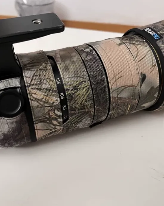 Nikon AFS 70-200 F/2.8G ED VR II Lens Cover (Jungle camouflage) Nikon AFS 70-200 F/2.8G ED VR II Lens Cover (Jungle camouflage)
