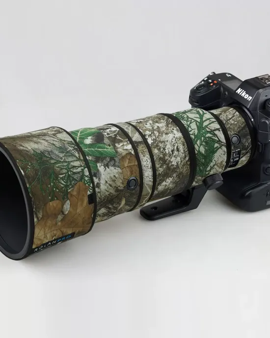 Nikon Z 400mm f4.5 VR S Lens Cover (Jungle camouflage # 27) Nikon Z 400mm f4.5 VR S Lens Cover (Jungle camouflage # 27)