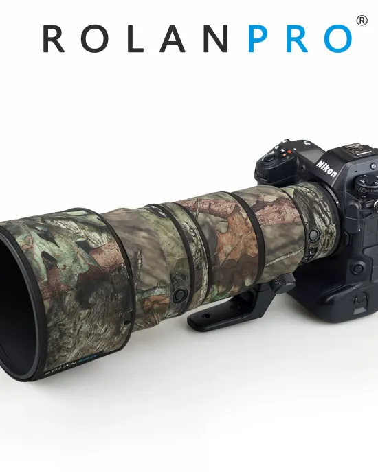 Nikon Z 400mm f4.5 VR S Lens Cover (Subtle Grass Camouflage # 9) Nikon Z 400mm f4.5 VR S Lens Cover (Subtle Grass Camouflage # 9)