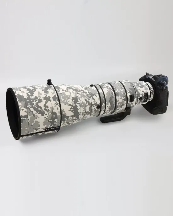 Nikon Z600mm F/4 TC VR S Lens Cover (Green jungle camouflage) Nikon Z600mm F/4 TC VR S Lens Cover (Green jungle camouflage)