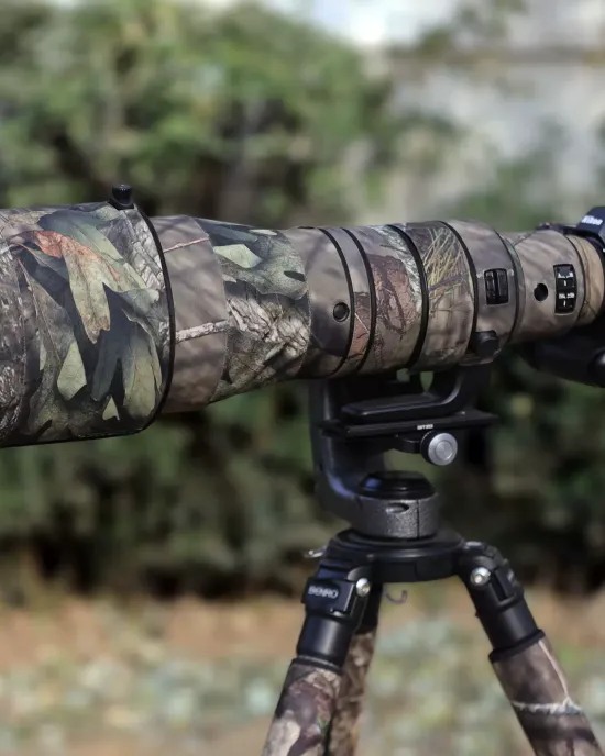Nikon Z600mm F/4 TC VR S Lens Cover (Brown Jungle Camouflage) Nikon Z600mm F/4 TC VR S Lens Cover (Brown Jungle Camouflage)