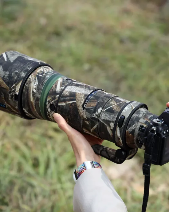 Nikon Z 180-600mm F/5.6-6.3 VR Lens Cover (Brown Jungle Camouflage # 23) Nikon Z 180-600mm F/5.6-6.3 VR Lens Cover (Brown Jungle Camouflage # 23)