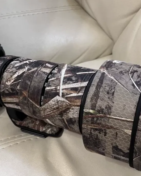 Nikon Z 180-600mm F/5.6-6.3 VR Lens Cover (Grey digital camouflage) Nikon Z 180-600mm F/5.6-6.3 VR Lens Cover (Grey digital camouflage)