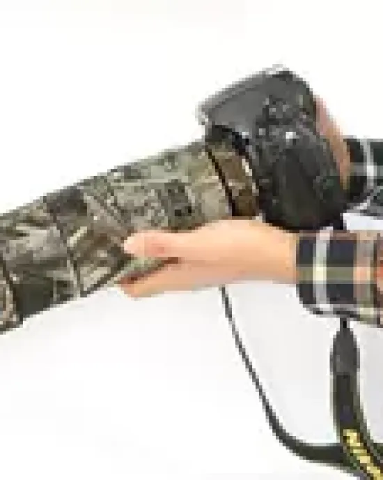 Nikon AF-S 300mm F/4D ED Lens Cover (Subtle Grass Camouflage # 9) Nikon AF-S 300mm F/4D ED Lens Cover (Subtle Grass Camouflage # 9)