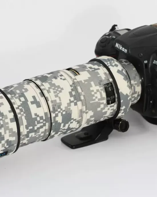 Nikon AF-S 300mm F/4D ED Lens Cover (Subtle Grass Camouflage # 9) Nikon AF-S 300mm F/4D ED Lens Cover (Subtle Grass Camouflage # 9)