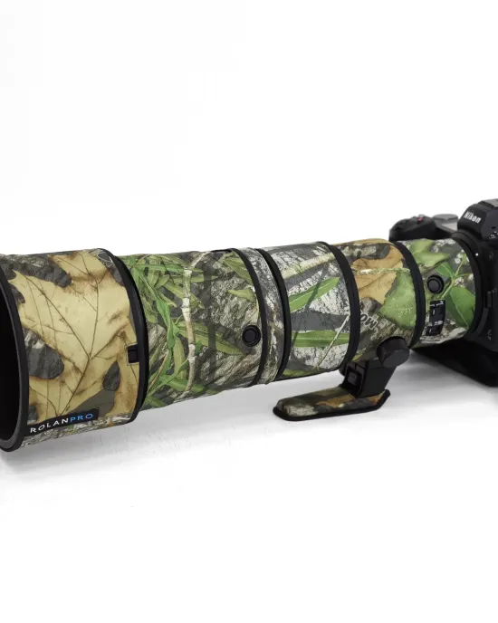 Nikon Z 600mm F6.3 VR S Lens Cover (Green jungle camouflage) Nikon Z 600mm F6.3 VR S Lens Cover (Green jungle camouflage)