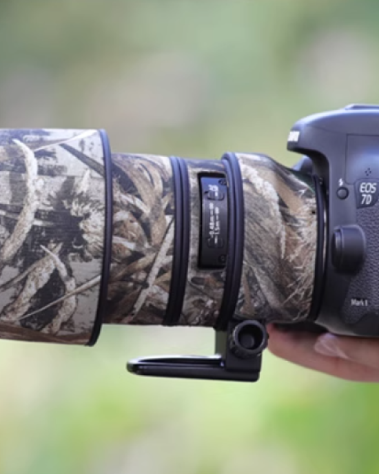 CANON EF 180mm F3.5 L Lens Cover (Reed camouflage) CANON EF 180mm F3.5 L Lens Cover (Reed camouflage)