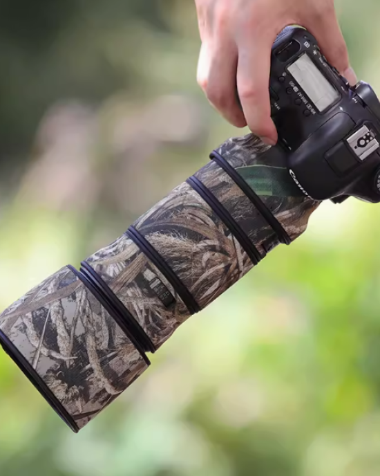 CANON EF 180mm F3.5 L Lens Cover (Reed camouflage) CANON EF 180mm F3.5 L Lens Cover (Reed camouflage)