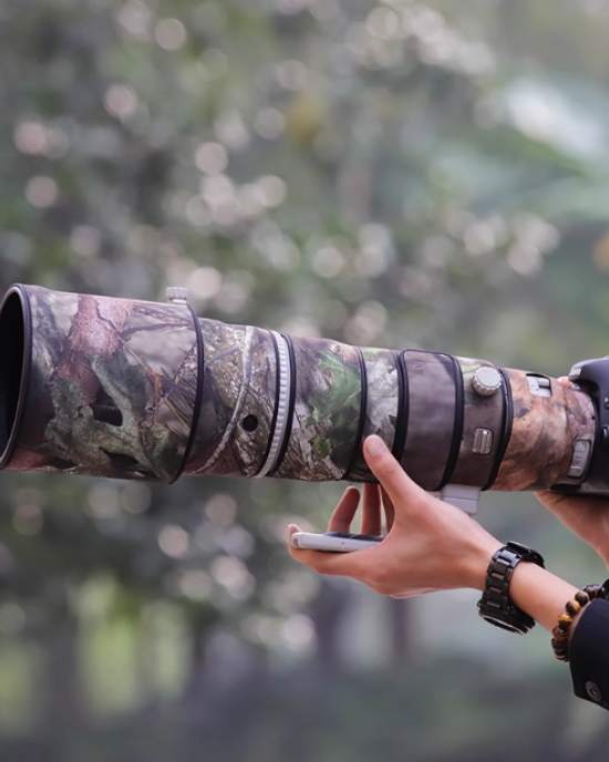 CANON EF 200-400mm F/4 L IS USM EXTENDER 1.4X Lens Cover (Reed camouflage) CANON EF 200-400mm F/4 L IS USM EXTENDER 1.4X Lens Cover (Reed camouflage)