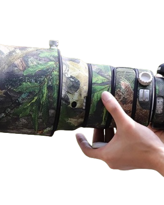 CANON EF 200mm F2 L IS USM Lens Cover (Tree camouflage）