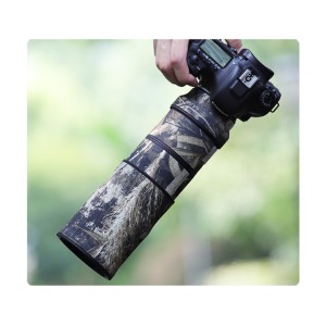 CANON EF 300mm F4 L IS Lens Cover (Green leaf camouflage)