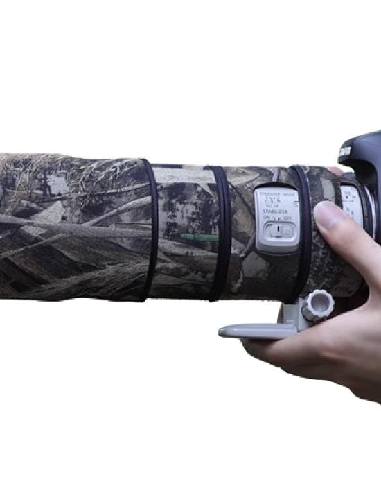 CANON EF 300mm F4 L IS Lens Cover (Green leaf camouflage)