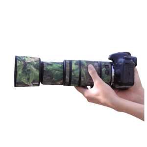 Canon RF100-400mm F5.6-8 IS USM Lens Cover ( Green leaf camouflage)