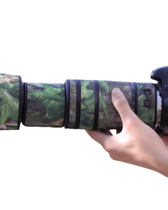 Canon RF100-400mm F5.6-8 IS USM Lens Cover (Pine camouflage) Canon RF100-400mm F5.6-8 IS USM Lens Cover (Pine camouflage)