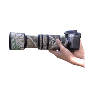 Canon RF100-400mm F5.6-8 IS USM Lens Cover ( Green leaf camouflage)