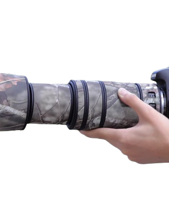 Canon RF100-400mm F5.6-8 IS USM Lens Cover (Pine camouflage) Canon RF100-400mm F5.6-8 IS USM Lens Cover (Pine camouflage)
