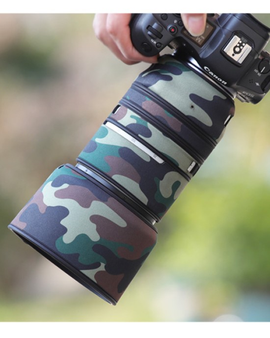 CANON RF 70-200mm F2.8 L IS USM Lens Cover (Military green camouflage) CANON RF 70-200mm F2.8 L IS USM Lens Cover (Military green camouflage)
