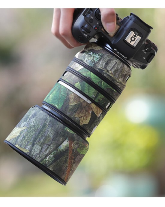 CANON RF 70-200mm F2.8 L IS USM Lens Cover (Military green camouflage) CANON RF 70-200mm F2.8 L IS USM Lens Cover (Military green camouflage)
