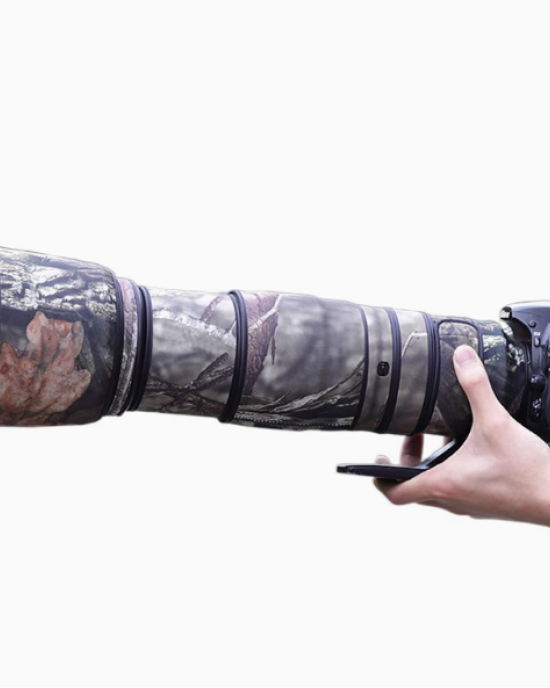 Nikon AF-S200-500mm F5.6 E ED VR Lens Cover (Pine camouflage) Nikon AF-S200-500mm F5.6 E ED VR Lens Cover (Pine camouflage)