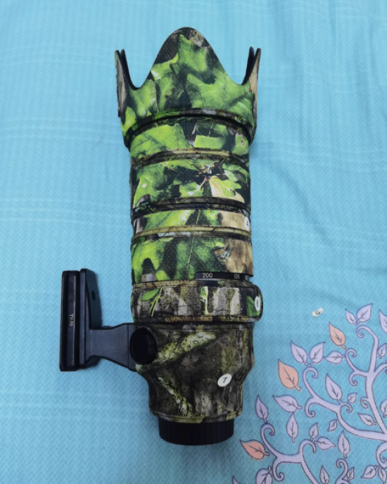 Nikon AF-S 70-200mm F2.8 G II ED Lens Cover (Reed camouflage) Nikon AF-S 70-200mm F2.8 G II ED Lens Cover (Reed camouflage)