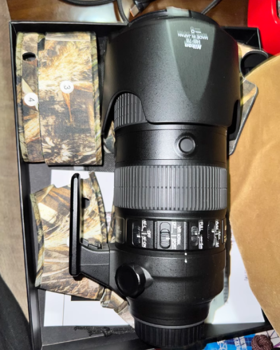 Nikon AF-S 70-200mm F2.8 G II ED Lens Cover (Reed camouflage) Nikon AF-S 70-200mm F2.8 G II ED Lens Cover (Reed camouflage)