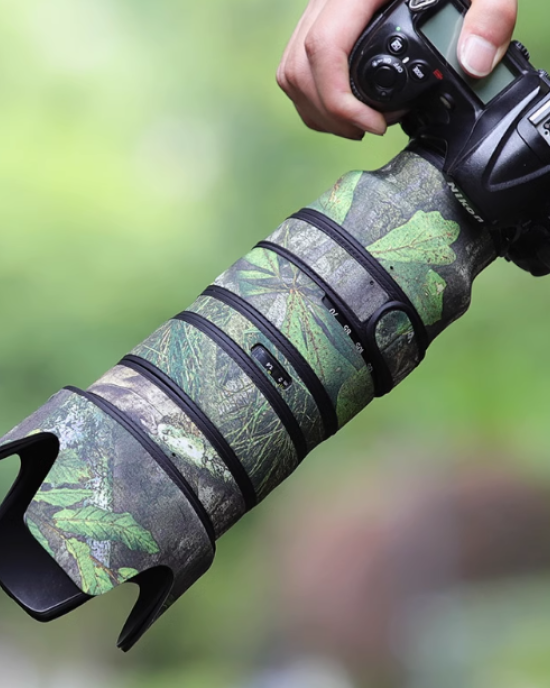 Nikon AF-S 70-200mm F2.8 G II ED Lens Cover (Reed camouflage) Nikon AF-S 70-200mm F2.8 G II ED Lens Cover (Reed camouflage)