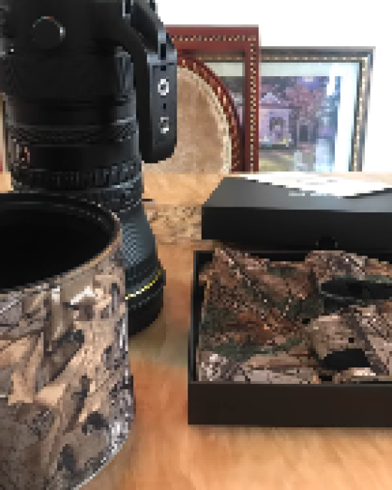 Nikon Z 400mm F2.8 TC VR S Lens Cover (Reed camouflage) Nikon Z 400mm F2.8 TC VR S Lens Cover (Reed camouflage)