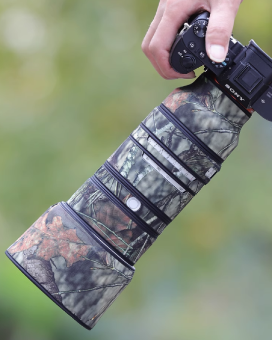 Sony 70-200mm F2.8 GM OSS II Lens Cover (Reed camouflage) Sony 70-200mm F2.8 GM OSS II Lens Cover (Reed camouflage)