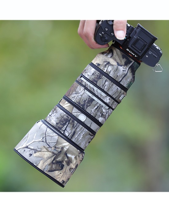 Sony 70-200mm F2.8 GM OSS II Lens Cover (Pine camouflage) Sony 70-200mm F2.8 GM OSS II Lens Cover (Pine camouflage)