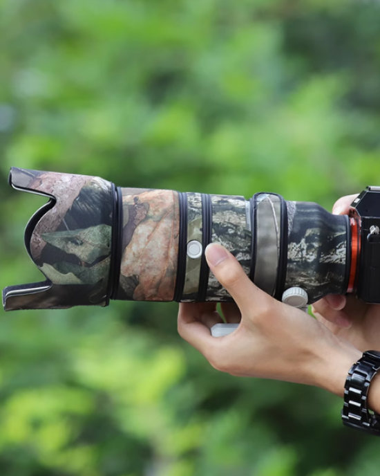 Sony 70-200mm F2.8 GM OSS Lens Cover (Pine camouflage) Sony 70-200mm F2.8 GM OSS Lens Cover (Pine camouflage)
