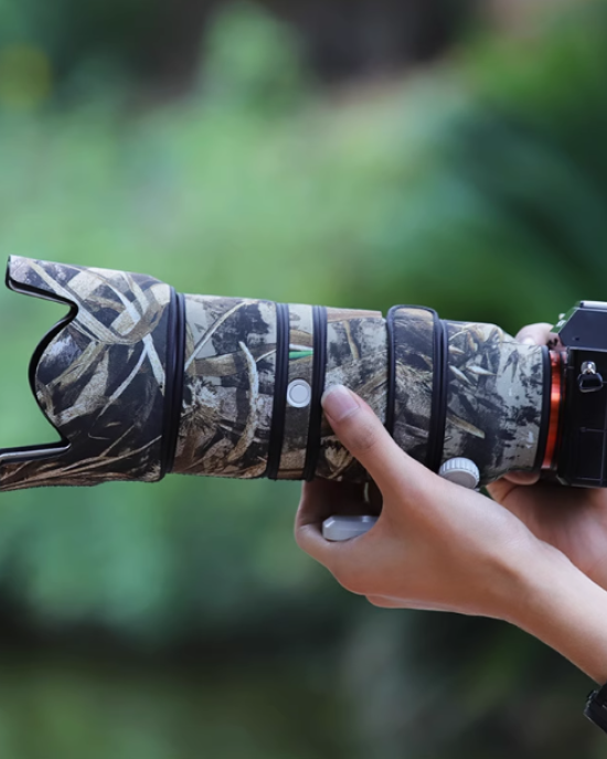 Sony 70-200mm F2.8 GM OSS Lens Cover (Pine camouflage) Sony 70-200mm F2.8 GM OSS Lens Cover (Pine camouflage)