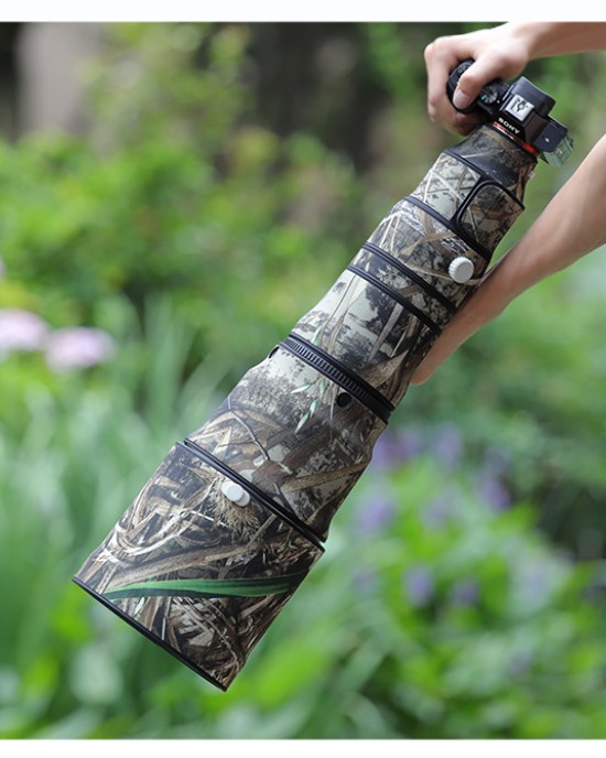 Sony FE600mm F4 GM OSS Lens Cover(Reed camouflage) Sony FE600mm F4 GM OSS Lens Cover(Reed camouflage)