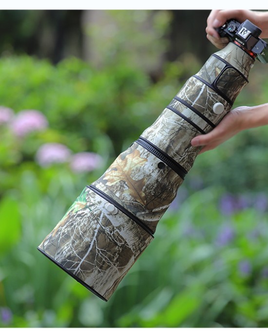 Sony FE600mm F4 GM OSS Lens Cover(Reed camouflage) Sony FE600mm F4 GM OSS Lens Cover(Reed camouflage)
