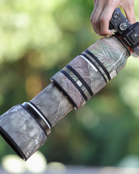 Sony FE100-400mm F4.5-5.6 GM OSS Lens Cover(Pine camouflage) Sony FE100-400mm F4.5-5.6 GM OSS Lens Cover(Pine camouflage)