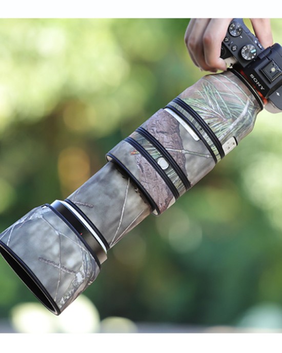 Sony FE100-400mm F4.5-5.6 GM OSS Lens Cover(Pine camouflage) Sony FE100-400mm F4.5-5.6 GM OSS Lens Cover(Pine camouflage)