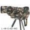 Telephoto lens rain cover,  Size: M (Military green camouflage)