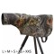 Telephoto lens rain cover,  Size: L (Dark brown jungle camouflage)